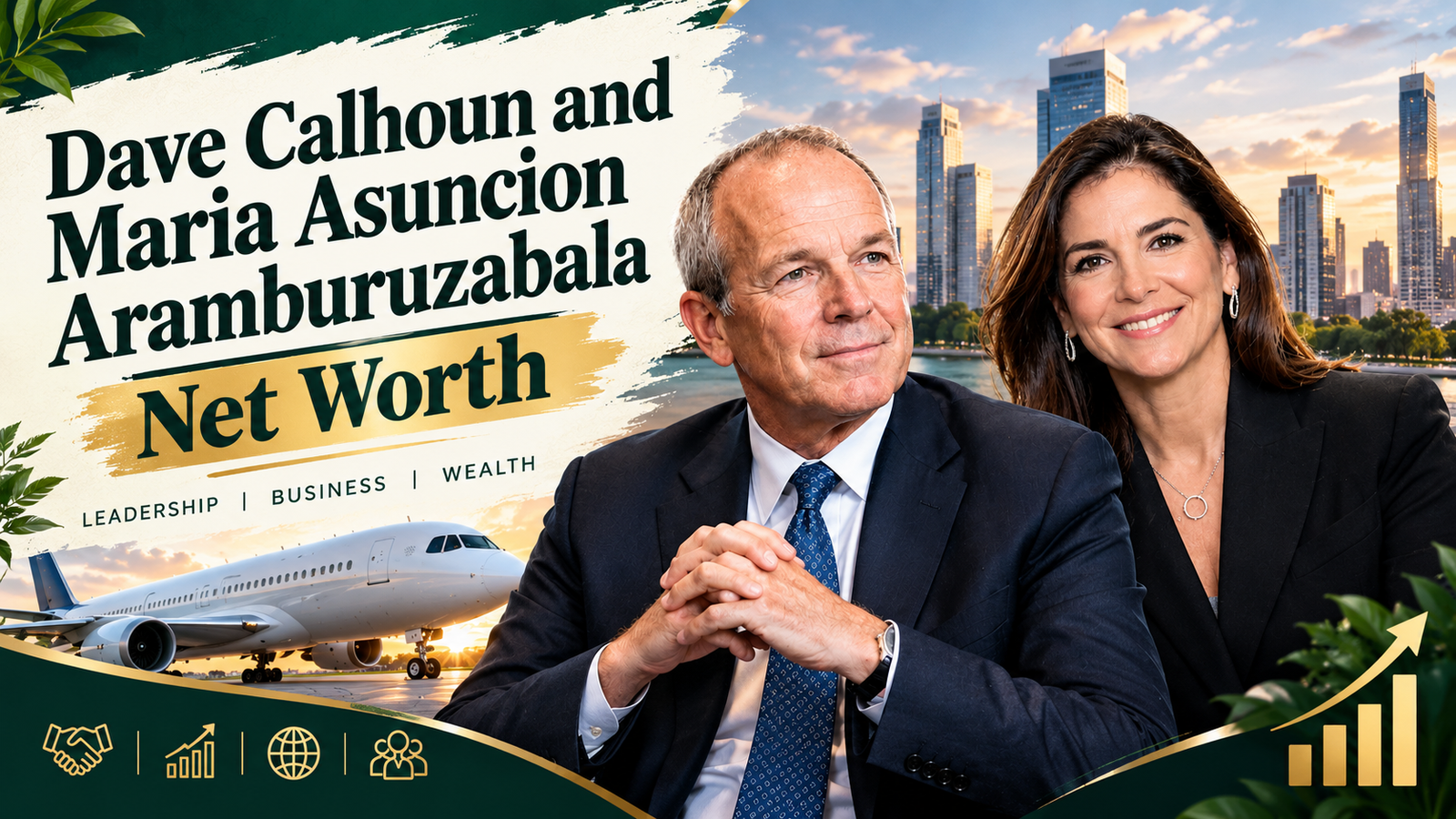 Dave Calhoun and María Asunción Aramburuzabala